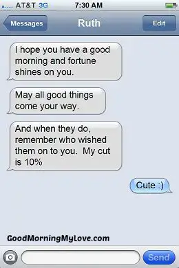 Cute funny text messages