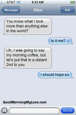 Sweet, Funny & Cute Good Morning Text Messages