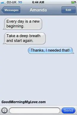 Inspirational Good Morning sms Messages_Good Morning My Love_Text3