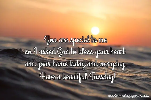 Tuesday morning blessings